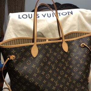 Louis Vuitton Monogram Neverfull GM Tote Brown
